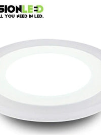 9W - RGBW Dual Color LED Ceiling Light Recessed Panel